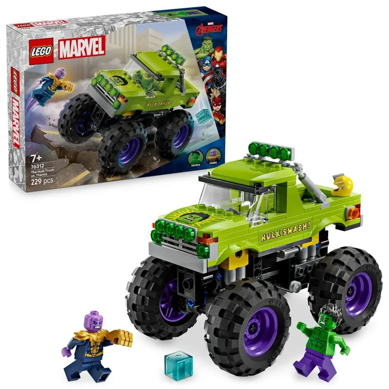 Marvel 76312 Hulk's Truck vs. Thanos