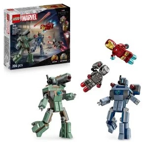 LEGO® ǀ Marvel 76320 Iron Man and War Machine vs. Hammer Drones