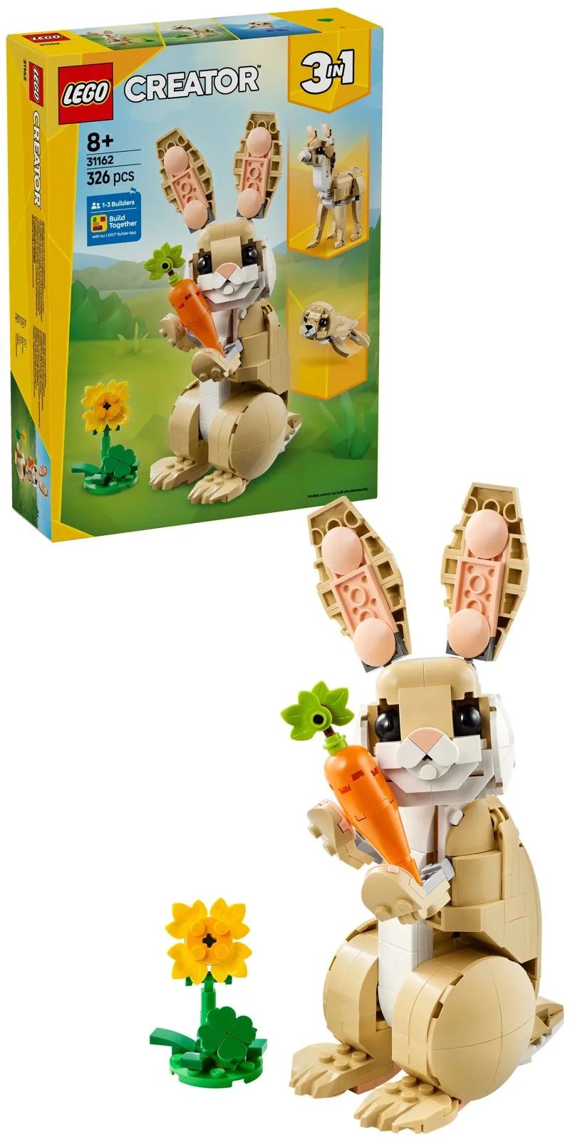 Creator 3 in 1 31162 Cute Bunny