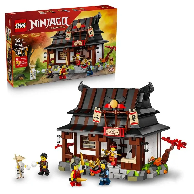 NINJAGO® 71858 Four Weapons Forge: 15 Years of NINJAGO