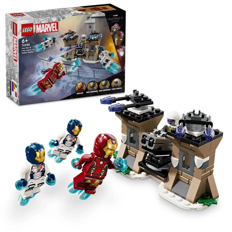 Marvel 76288 Iron Man and the Iron Legion vs. Hydra Soldier