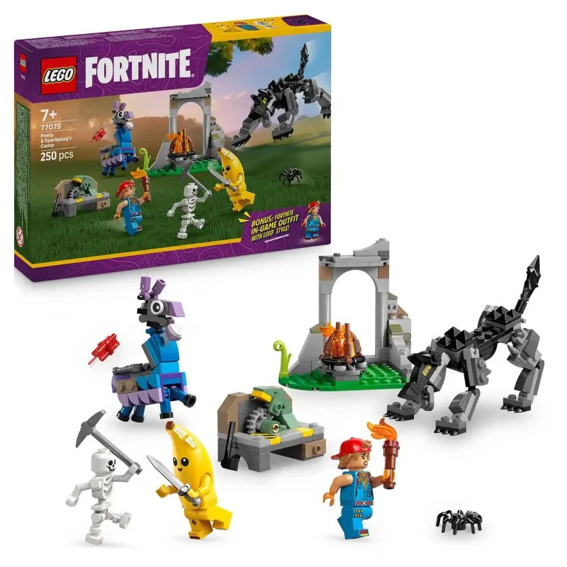 Fortnite® 77075 Peely and Sparkplug's Campsite