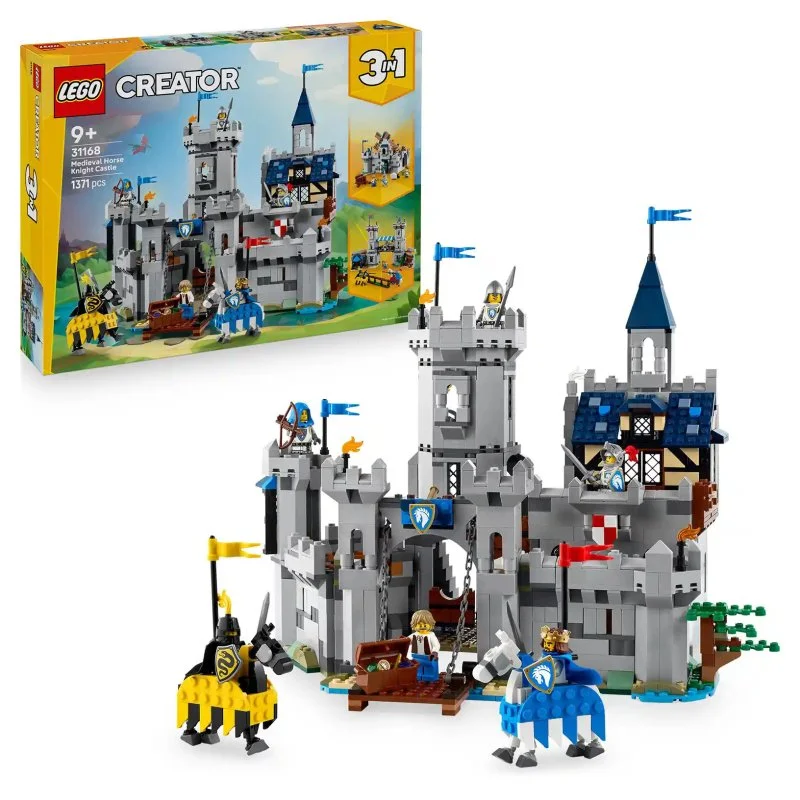 Creator 3-in-1 31168 Medieval Castle and Knights on Horseback
