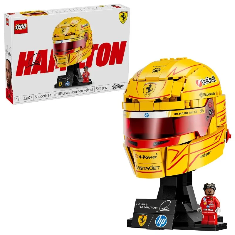 Editions 43022 Lewis Hamilton Helmet from Scuderia Ferrari HP