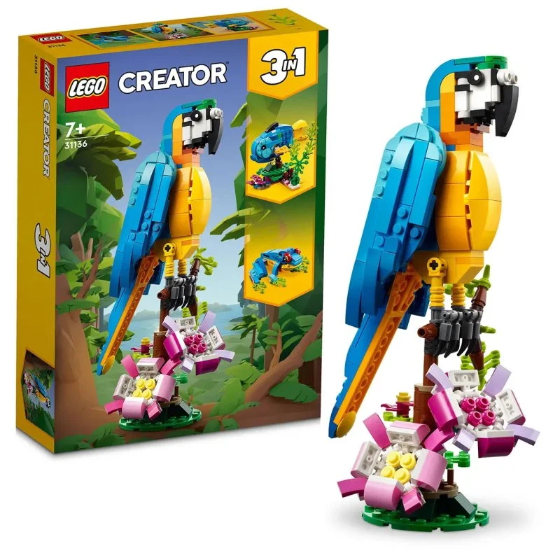 Creator 3 in 1 31136 Exotic Parrot