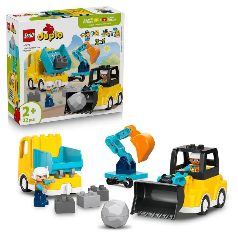 DUPLO® 10475 Construction Site Vehicles 3-in-1