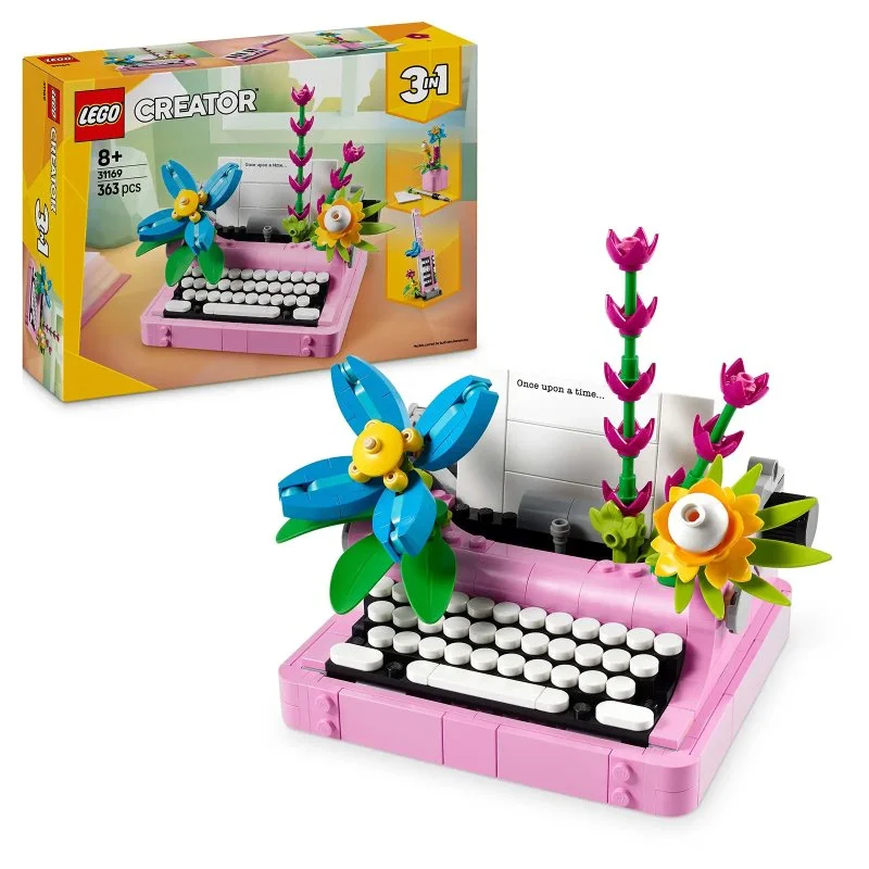 Creator 3-in-1 31169 Typewriter with Flowers