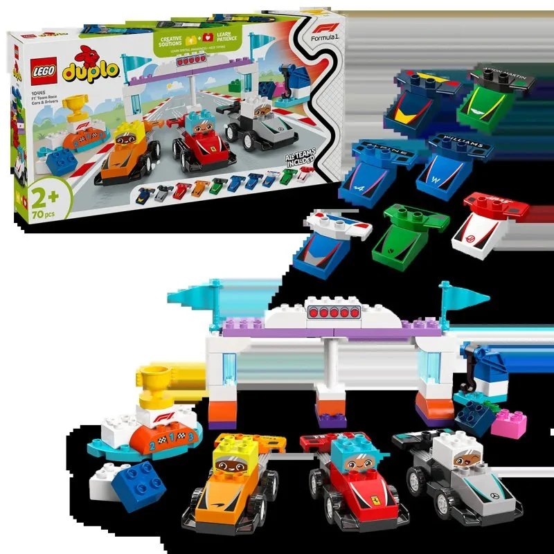 DUPLO® 10445 Race Cars and F1® Team Drivers