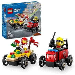 LEGO® City 60458 Racing Pack: Pizza Delivery vs. Fire Truck