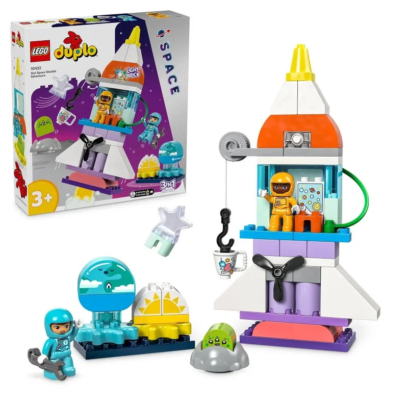 DUPLO® 10422 Space Adventure with Space Shuttle 3-in-1