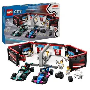 LEGO® City 60444 F1® Garage and Mercedes-AMG and Alpine Cars