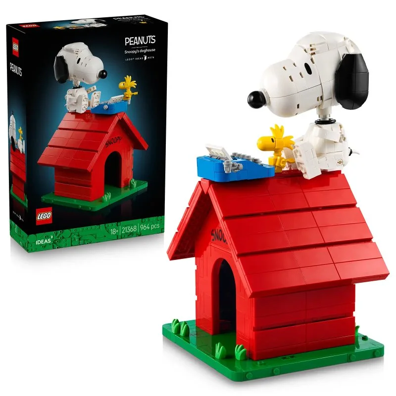 Ideas 21368 Peanuts: Snoopy’s Doghouse