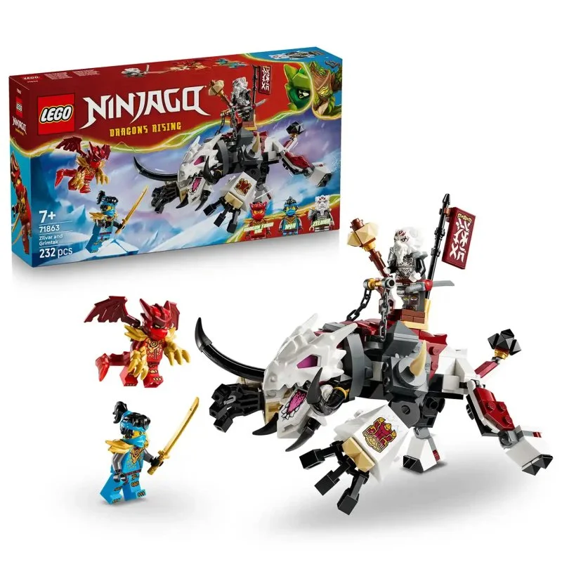 NINJAGO® 71863 Zilvar and the Grimtak Dragon Beast