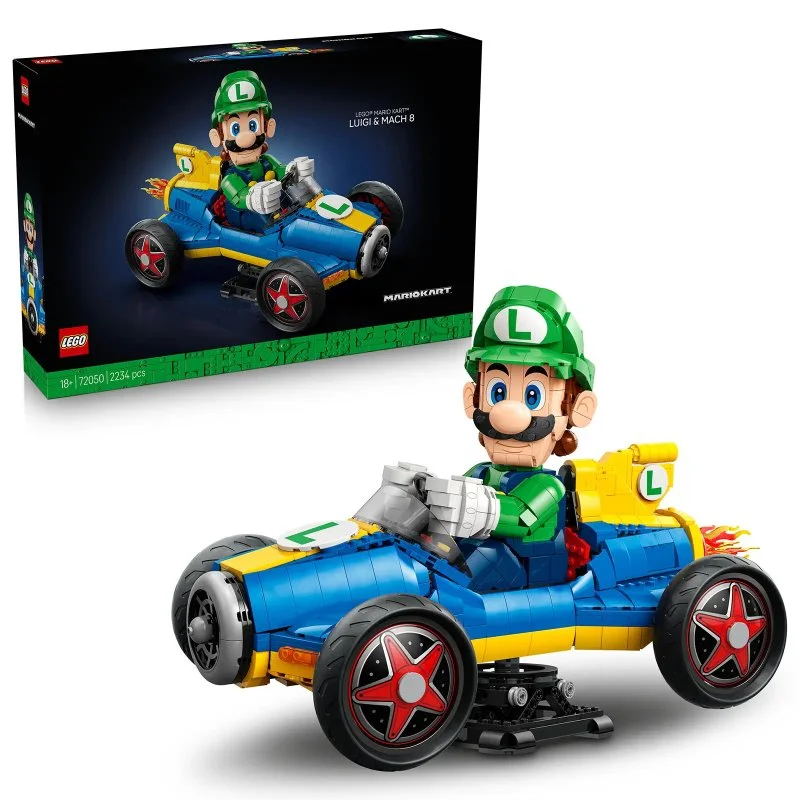 Super Mario™ 72050 Mario Kart™ – Luigi and Mach 8