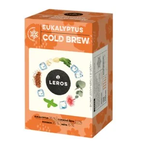 LEROS Eucalyptus Cold Brew Herbal Blend - Infusion Bags (20 x 1.8 g) - for Preparing Iced Tea