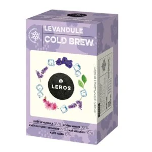 LEROS Lavender Cold Brew Herbal Blend - infusion bags (20 x 1.2 g) - for preparing iced tea