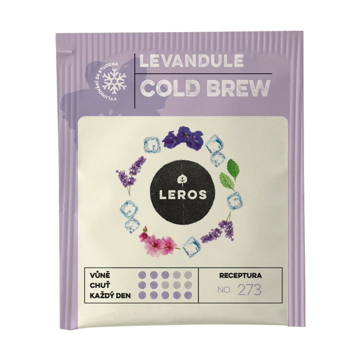 LEROS Lavender Cold Brew Herbal Blend - infusion bags (20 x 1.2 g) - for preparing iced tea