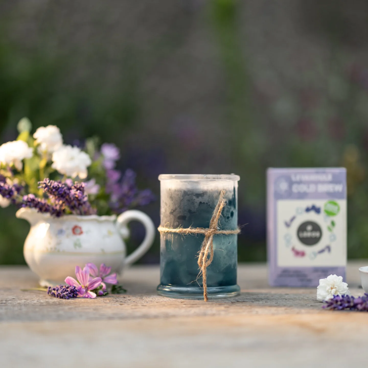 LEROS Lavender Cold Brew Herbal Blend - infusion bags (20 x 1.2 g) - for preparing iced tea