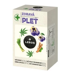 LEROS Healthy Skin Herbal Tea – Infusion Bags (20 x 1.5 g) – Purifies and Brightens the Skin
