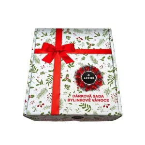LEROS Gift Set (3 pcs) - Herbal Christmas - Herbal Syrup and 2 Types of Tea