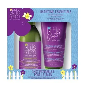 Little Green KIDS Bathtime Essentials Box for Kids (shower gel + body lotion) +180 ml