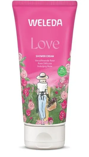 Weleda LOVE Pink shower cream 200 ml
