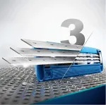 Mach3 Turbo replacement blades 8 pcs for men