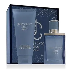 Jimmy Choo Man Aqua Eau de Toilette for Men 50 ml + Hair & Body Shower Gel