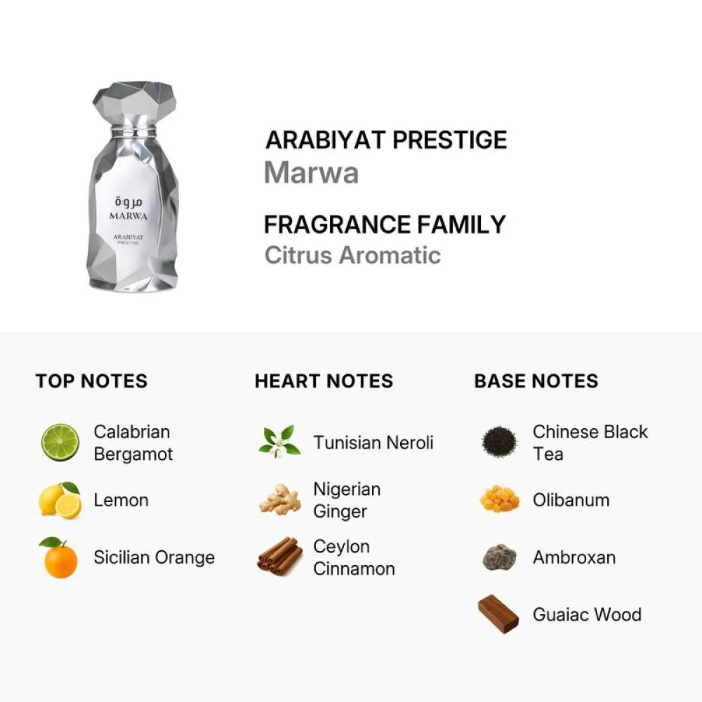 Marwa Eau de Parfum for Men 100 ml