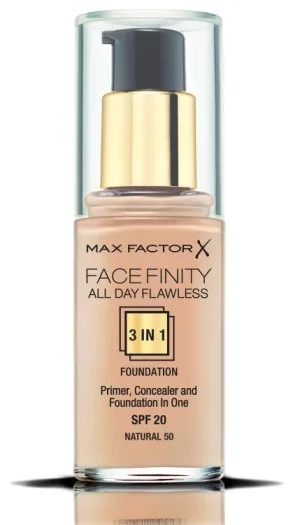 Max Factor Facefinity 3in1 Foundation - 50 Natural