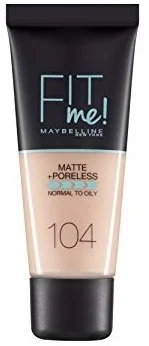 Maybelline Fit Me! Matte + Poreless - 104 Soft Ivory