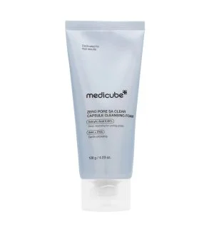 Medicube Zero Pore Capsule Cleansing Foam Deep Pore Cleansing Foam with Exosome Capsules and AHA-BHA-PHA 120 g