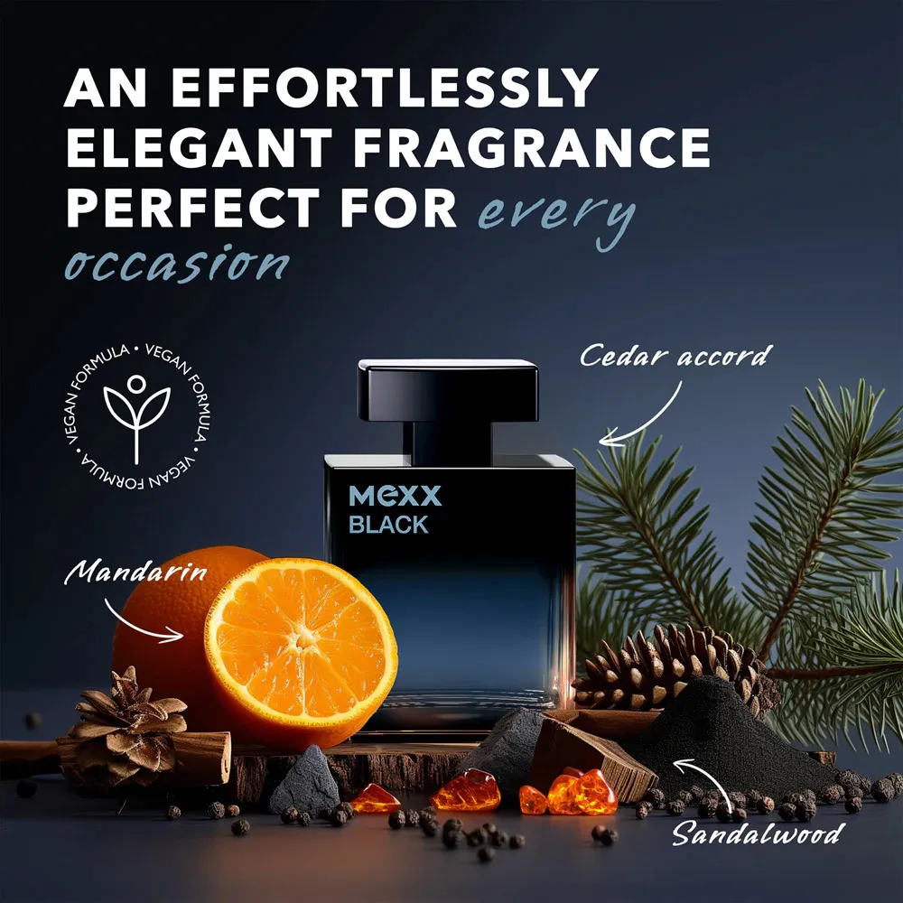 Black Man Eau de Parfum for Men 50 ml