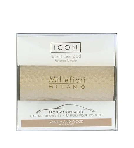 Icon Metal Vanilla & Wood Car Fragrance