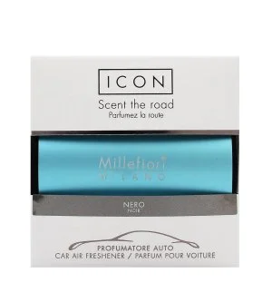 Millefiori Icon Classic Nero Car Fragrance Light Blue