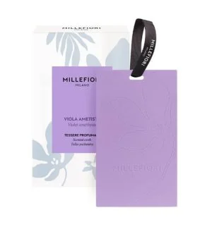 Millefiori Viola Ametista Scented Cards 3 pcs