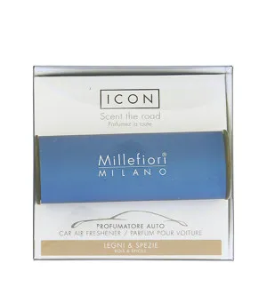 Millefiori Icon Classic Legni & Spezie car fragrance blue