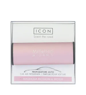 Millefiori Icon Classic Magnolia Blossom & Wood car fragrance pink