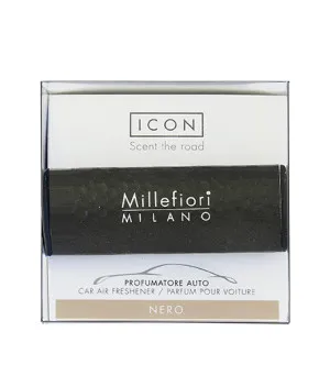 Millefiori Icon Metal Nero car fragrance