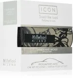Icon Textil Floral Vanilla and Wood car fragrance Millefiori Icon Textil Floral Vanilla and Wood vůně do auta