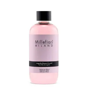 Millefiori Milano Magnolia Blossom & Wood diffuser refill 250 ml