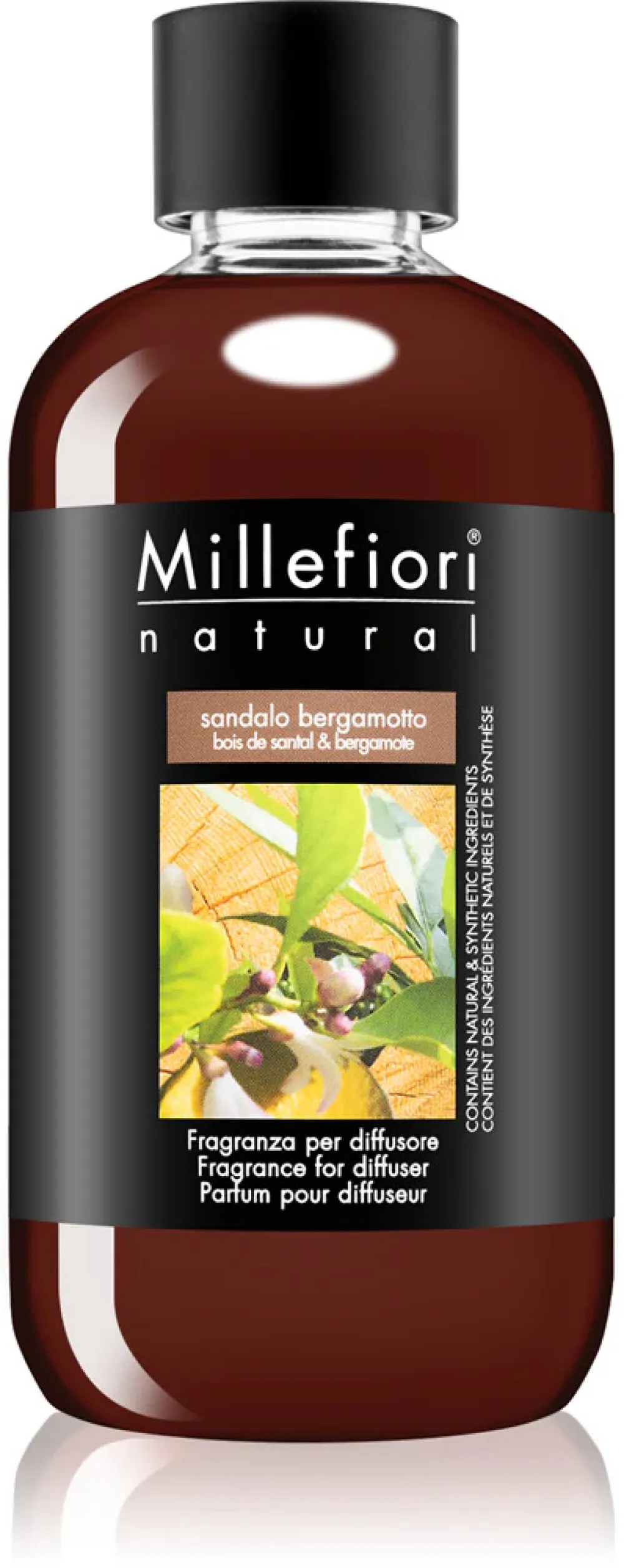 Milano Sandalo Bergamotto aroma diffuser refill 500 ml