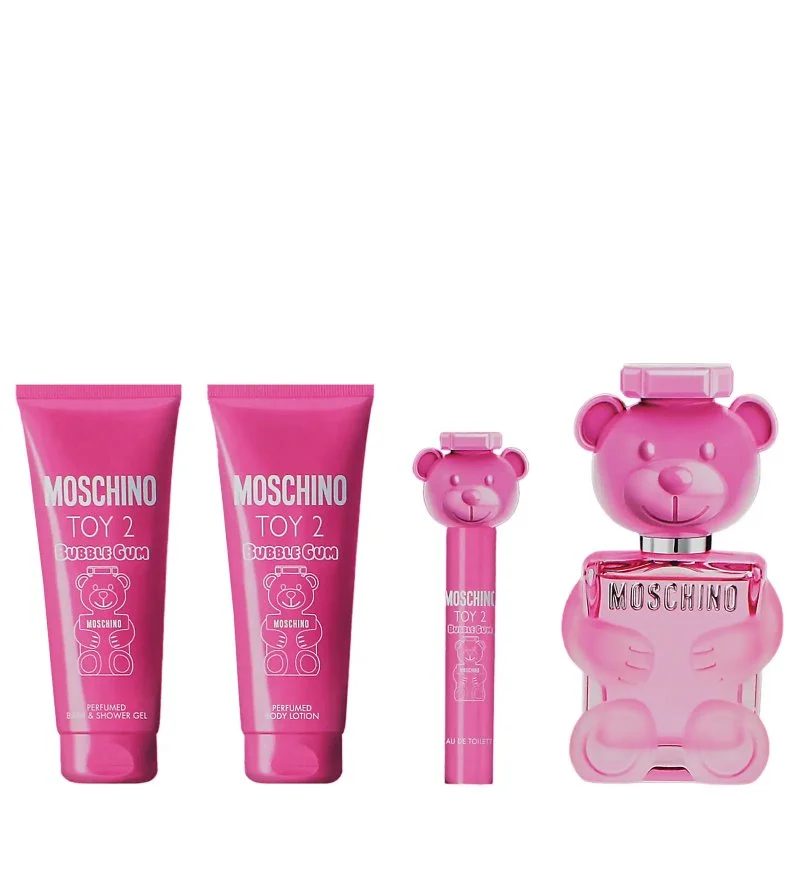 Toy 2 Bubble Gum gift set 100 ml + body lotion 100 ml + shower gel 100 ml + eau de toilette for women