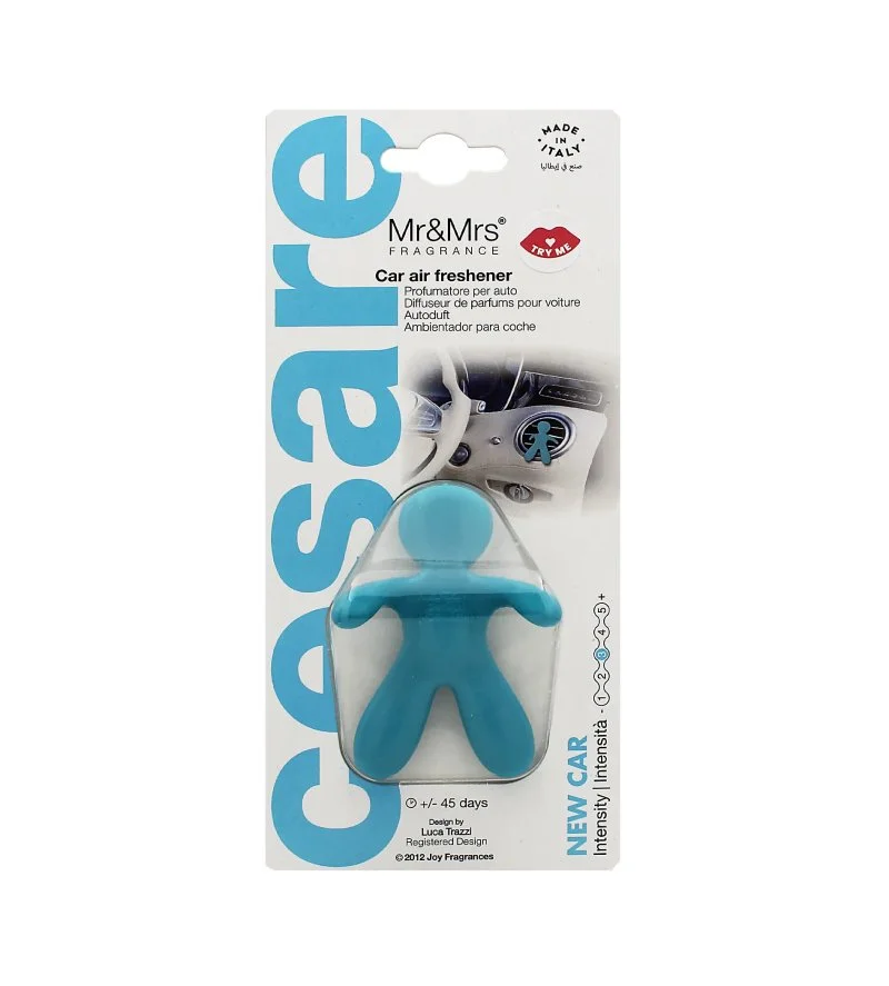 Cesare New Car car air freshener light blue
