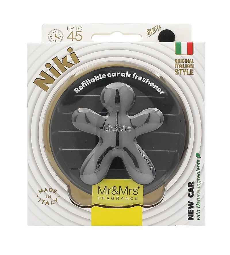 Niki Titanium Chrome New Car Air Freshener