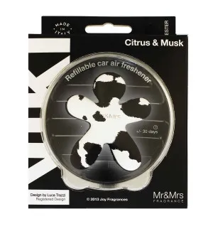 Mr&Mrs Fragrance Niki Citrus & Musk Car Fragrance