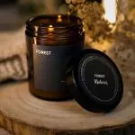 Mulieres Scented candle in glass - forest (180 ml) - up to 35 hours burning