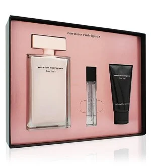 Narciso Rodriguez For Her 2024 Gift Set 100 ml + Body Lotion 50 ml + Eau de Parfum for Women