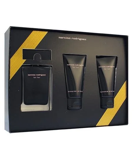 For Her Gift Set 50 ml + Body Lotion 50 ml + Shower Gel Eau de Toilette for Women