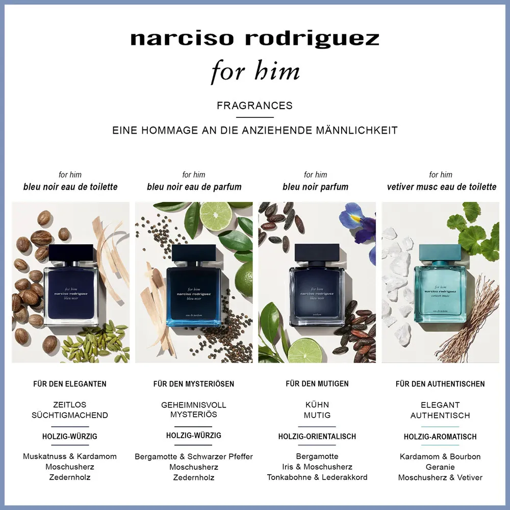 For Him Bleu Noir Eau de Parfum for Men 100 ml